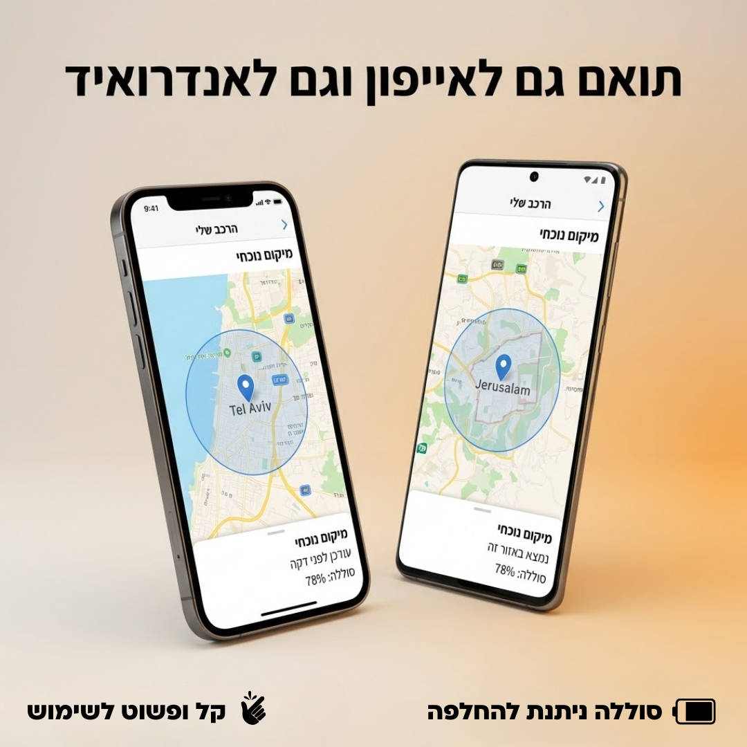 Kido tag - מאתר חכם בקליק מהטלפון (מבצע 1+1)