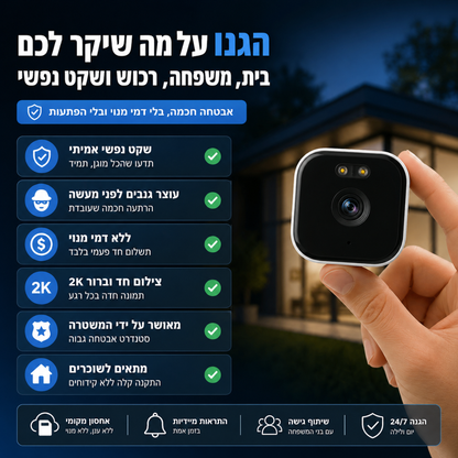 המצלמה השומרת - העיניים שלך בבית 24/7