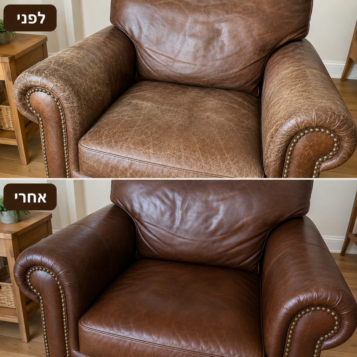 משחת תיקון וחידוש לעור ורהיטים