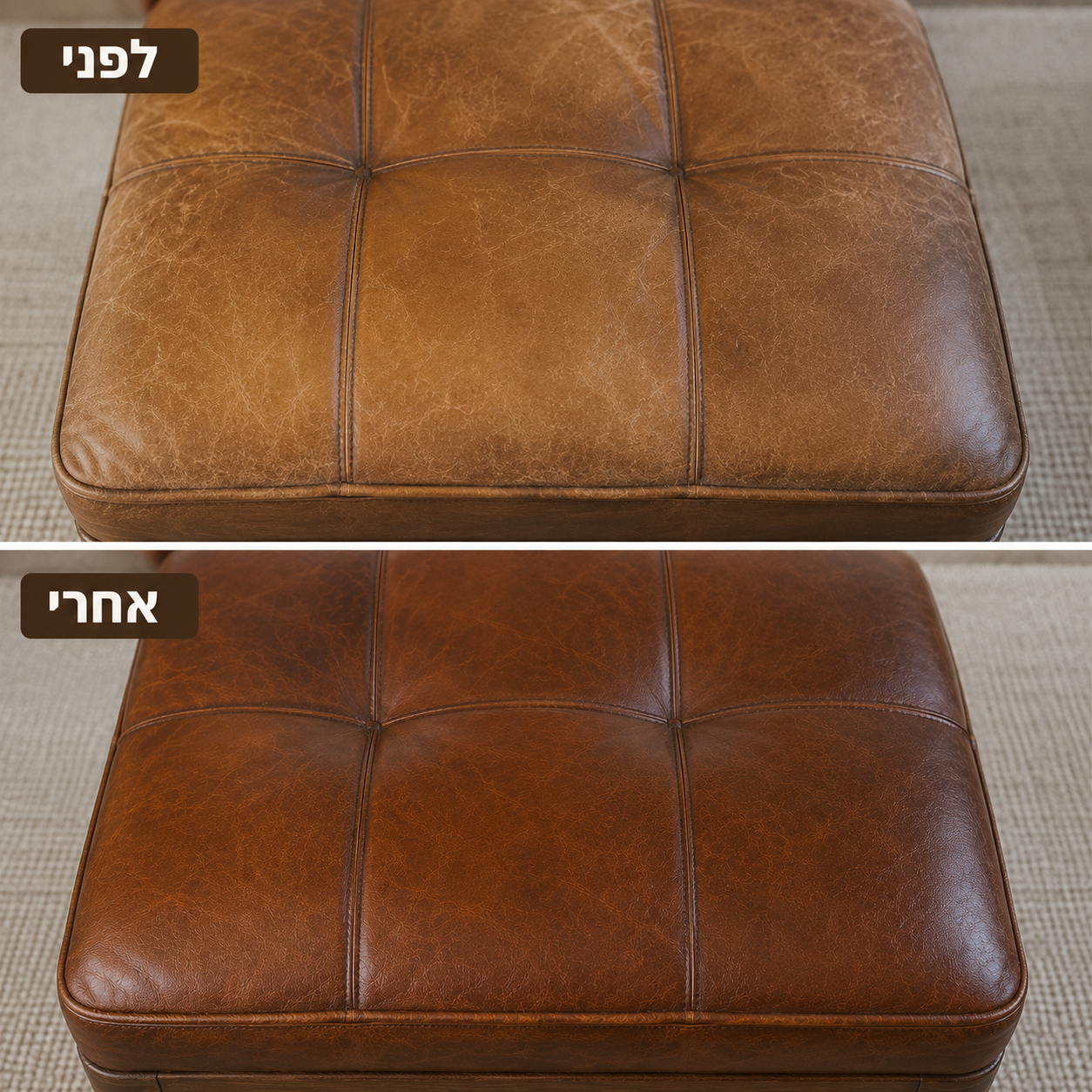 משחת תיקון וחידוש לעור ורהיטים